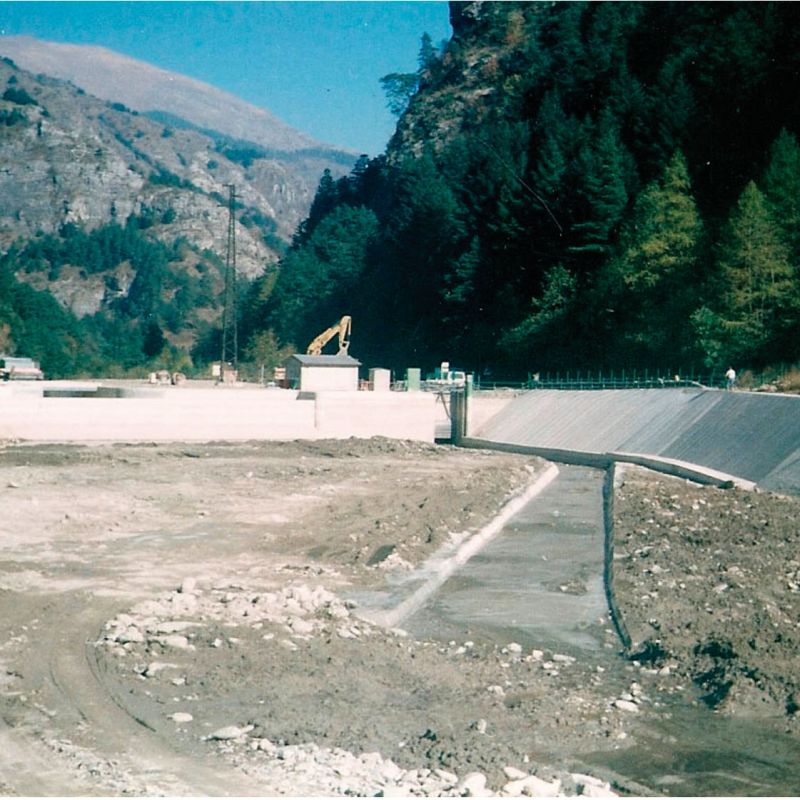 Costruzione nuovo bacino Marmora Enel