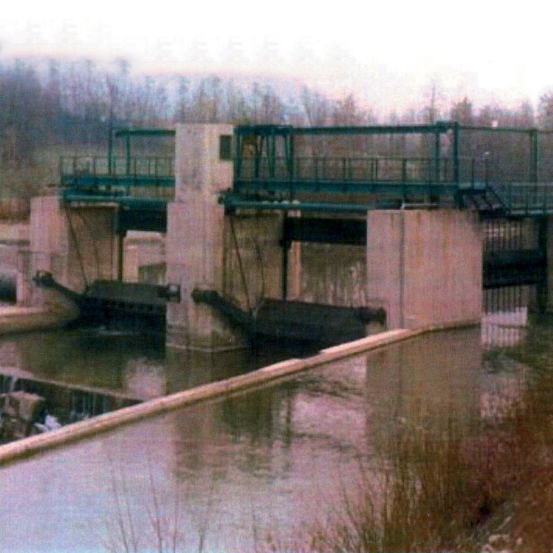 Opere di presa sul fiume Tanaro