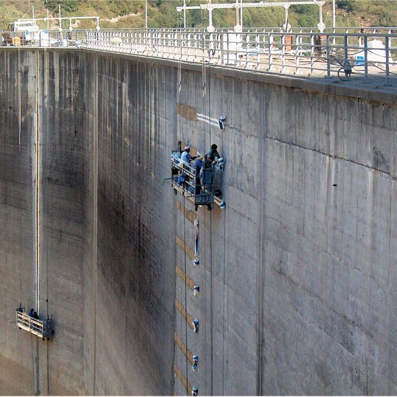 Manutenzione parametro di monte Diga di Entracque